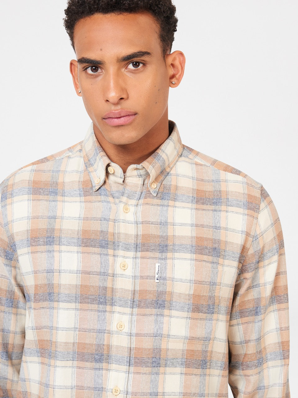 Chemises Ben Sherman Twisted Yarn Check Marron | VUH-93878575